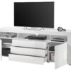 TV-Highboard Goal weiß Hochglanz B/H/T: ca. 200x74x44 cm – Bild 5