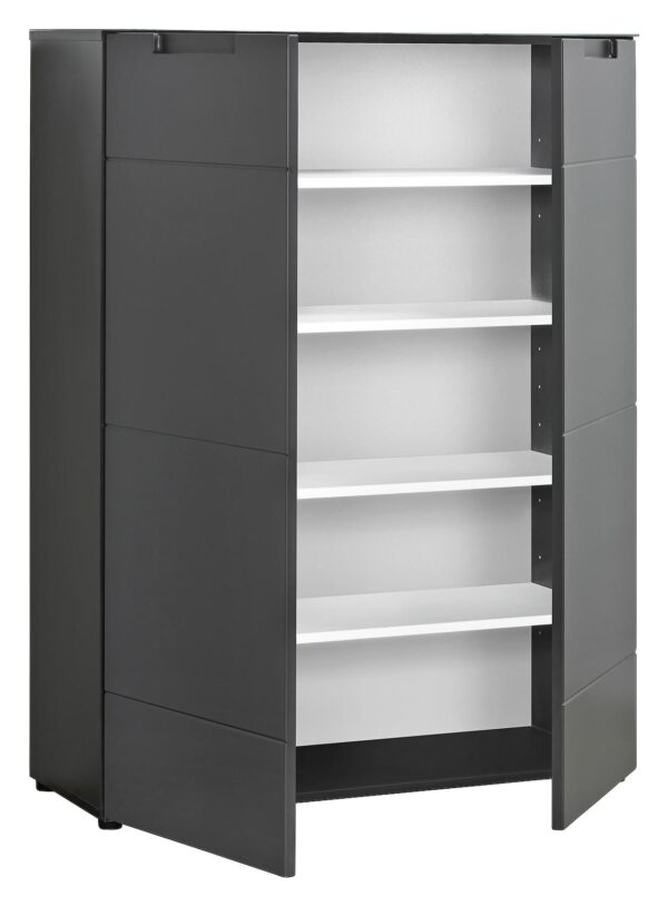 Kommode Mailand 11 anthrazit B/H/T: ca. 90x120x34 cm – Bild 2