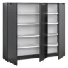 Kommode Mailand 13 anthrazit B/H/T: ca. 135x120x34 cm – Bild 2