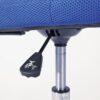 Drehstuhl Bonnie blau Metall Kunststoff – Bild 4