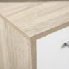 Kommode Eboli Eiche Sonoma Nachbildung weiß B/H/T: ca. 77x77x30 cm – Bild 3
