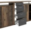 Sideboard Maximo Old Wood Nachbildung anthrazit B/H/T: ca. 208x94x38 cm – Bild 3