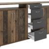 Sideboard Maximo Old Wood Nachbildung anthrazit B/H/T: ca. 208x94x38 cm – Bild 4