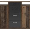 Sideboard Maximo Old Wood Nachbildung anthrazit B/H/T: ca. 208x94x38 cm – Bild 5