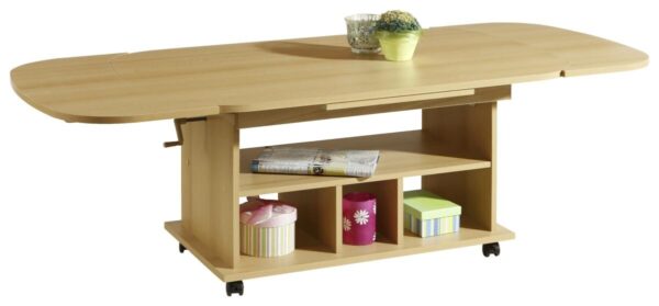 Couchtisch Babsi III buche Nachbildung B/H/T: ca. 107x53x67 cm – Bild 5