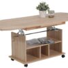 Couchtisch Babsi III Eiche Sonoma Nachbildung B/H/T: ca. 107x53x67 cm – Bild 3