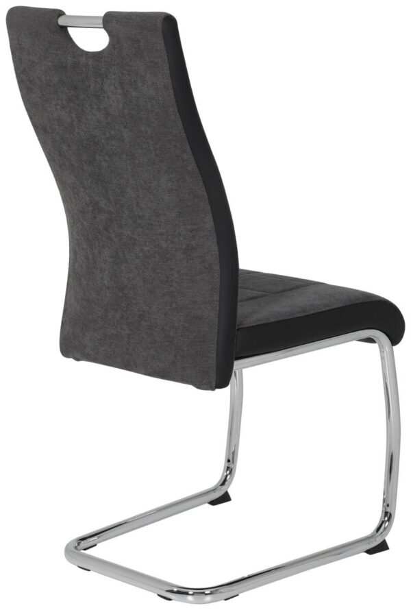 Schwingstuhl Alina S anthrazit Kunstleder B/H/T: ca. 43x98x59 cm – Bild 4