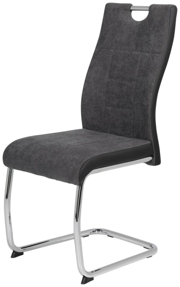 Schwingstuhl Alina S anthrazit Kunstleder B/H/T: ca. 43x98x59 cm – Bild 5