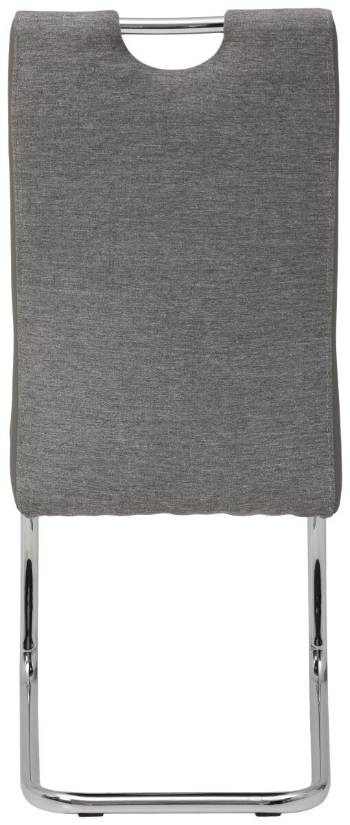 Schwingstuhl Alina 2er Set grau Webstoff B/H/T: ca. 43x59x98 cm Schwingstuhl Alina 2er Set grau Webstoff B/H/T: ca. 43x59x98 cm – Bild 5
