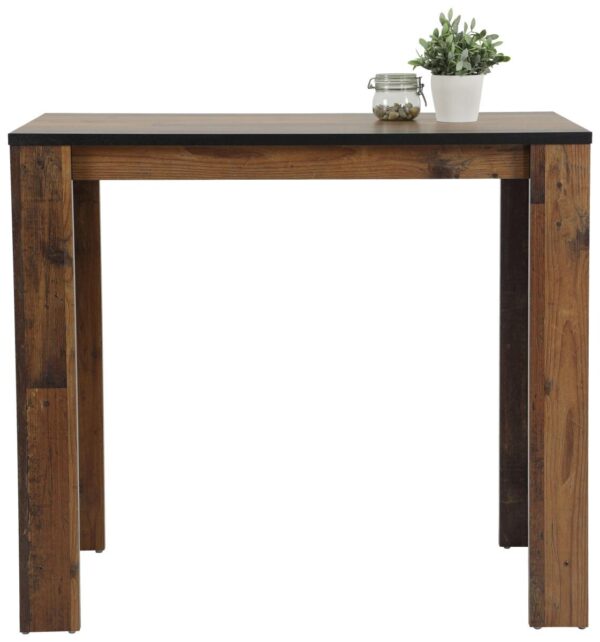 Bartisch Frieda II Eiche Old Wood Nachbildung Holzwerkstoff B/H/T: ca. 120x108x58 cm – Bild 3