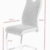 Schwingstuhl Alina S anthrazit B/H/T: ca. 43x98x59 cm Schwingstuhl Alina S anthrazit B/H/T: ca. 43x98x59 cm – Bild 3