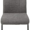 Schwingstuhl Alina 2er Set grau Kunstleder Stoff B/H/T: ca. 43x98x59 cm – Bild 4