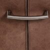 Schwingstuhl Paula 4er Set braun Schlamm Microfaser B/H/T: ca. 45x102x65 cm – Bild 4
