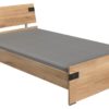 Bett Liverpool Eiche Plankeneiche Nachbildung Graphit B/T: ca. 120x200 cm Bett Liverpool Eiche Plankeneiche Nachbildung Graphit B/T: ca. 120x200 cm – Bild 2