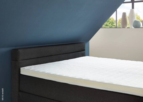 Boxspringbett Kokomo anthrazit Liegefläche B/L: ca. 140x200 cm – Bild 3