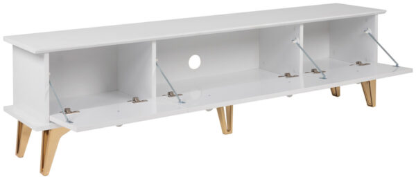 TV-Lowboard Istanbul weiß glänzend B/H/T: ca. 180x48x35 cm TV-Lowboard Istanbul weiß glänzend B/H/T: ca. 180x48x35 cm – Bild 3