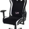 Gaming-Sessel Game-Rocker schwarz weiß Kunstleder Microfaser – Bild 3