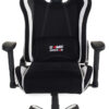 Gaming-Sessel Game-Rocker schwarz weiß Kunstleder Microfaser – Bild 5