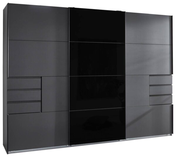 Schwebetürenschrank Saigon Graphit B/H/T: ca. 270x210x64 cm Schwebetürenschrank Saigon Graphit B/H/T: ca. 270x210x64 cm – Bild 3