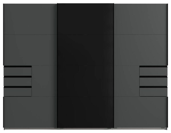Schwebetürenschrank Saigon Graphit B/H/T: ca. 270x210x64 cm Schwebetürenschrank Saigon Graphit B/H/T: ca. 270x210x64 cm – Bild 4
