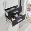 Kleiderschrank Vegas weiß Graphit B/H/T: ca. 270x208x58 cm – Bild 2
