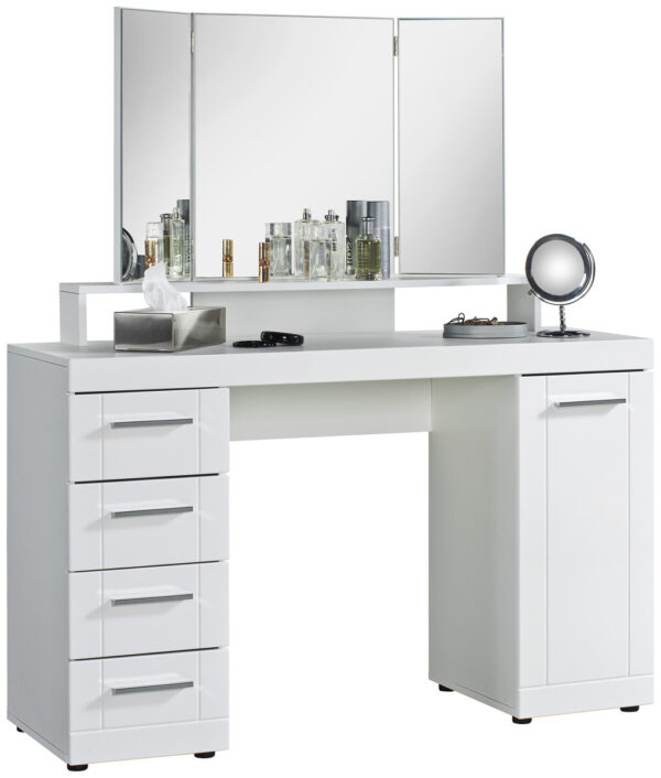 Schreibtisch Atlanta weiß B/H/T: ca. 120x75x40 cm – Bild 2