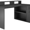 Schreibtisch Gamer anthrazit matt B/H/T: ca. 160x92x115 cm – Bild 2