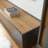 TV-Lowboard City Eiche Wotan Nachbildung anthrazit B/H/T: ca. 170x40x45 cm – Bild 3