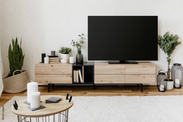 TV-Lowboard Nola B/H/T: ca. 195x48x37 cm – Bild 3