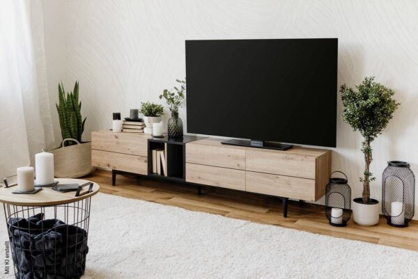 TV-Lowboard Nola B/H/T: ca. 195x48x37 cm – Bild 4