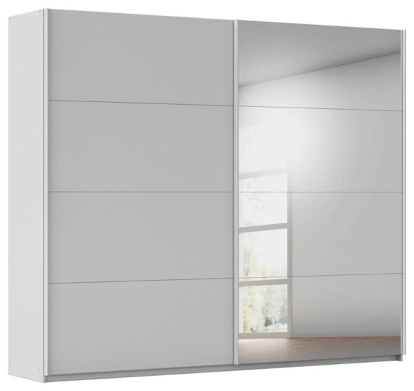 Schwebetürenschrank Quadra Seidengrau B/H/T: ca. 270x229x62 cm Schwebetürenschrank Quadra Seidengrau B/H/T: ca. 270x229x62 cm – Bild 4