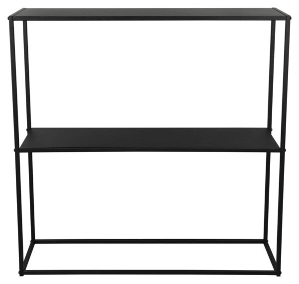 Konsolentisch Chloe schwarz Metall B/H/T: ca. 80x80x27 cm – Bild 2