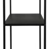 Konsolentisch Chloe schwarz Metall B/H/T: ca. 80x80x27 cm – Bild 3