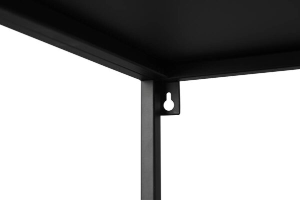 Konsolentisch Chloe schwarz Metall B/H/T: ca. 80x80x27 cm – Bild 4