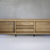 TV-Lowboard Touch Eiche Artisan Nachbildung weiß matt B/H/T: ca. 183x55x40 cm – Bild 5