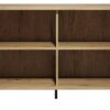 Kommode Touch Eiche Artisan Nachbildung weiß matt B/H/T: ca. 123x76x40 cm – Bild 2
