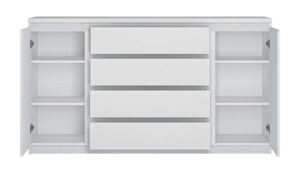 Sideboard Fribo Alpinweiß Spanplatte B/H/T: ca. 165x93x40 cm – Bild 2