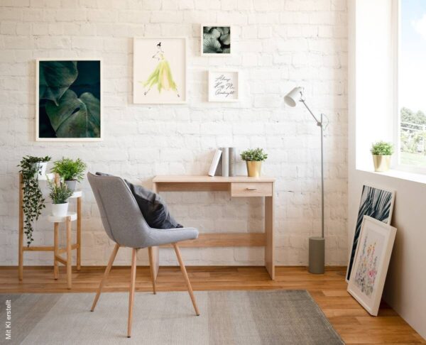 Schreibtisch Fritz Eiche Sonoma Nachbildung B/H/T: ca. 89x74x40 cm Schreibtisch Fritz Eiche Sonoma Nachbildung B/H/T: ca. 89x74x40 cm – Bild 5