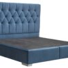 Boxspringbett Lydia blau Liegefläche B/L: ca. 200x200 cm – Bild 2