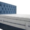 Boxspringbett Lydia blau Liegefläche B/L: ca. 200x200 cm – Bild 4