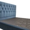 Boxspringbett Lydia blau Liegefläche B/L: ca. 200x200 cm – Bild 5