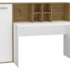 Schreibtisch weiß Eiche Artisan Nachbildung B/H/T: ca. 158x116x66 cm – Bild 4