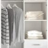 Kleiderschrank Harry weiß B/H/T: ca. 100x177x50 cm – Bild 5