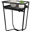 Beistelltisch Nane schwarz B/H/T: ca. 33x54x33 cm – Bild 2