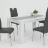 Stuhl Susi 4er Set grau Kunstleder B/H/T: ca. 44x98x61 cm – Bild 3