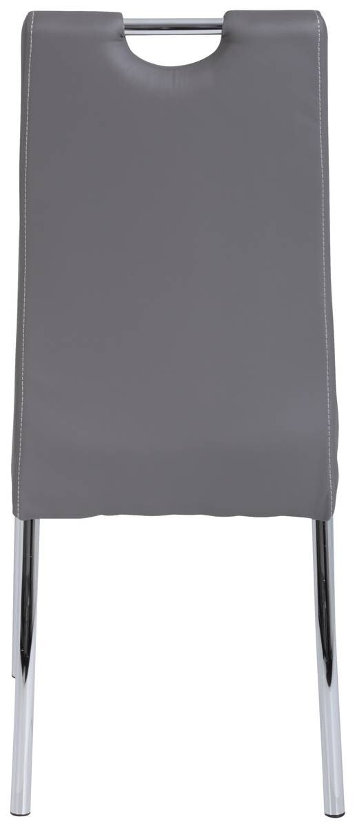 Stuhl Susi 4er Set grau Kunstleder B/H/T: ca. 44x98x61 cm – Bild 4