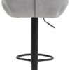 Barhocker Laila 2er Set grau Vintage Samtoptik B/H/T: ca. 42x117x51 cm – Bild 5