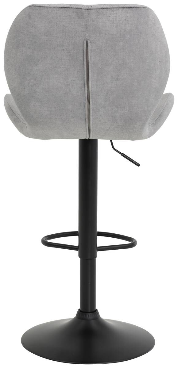 Barhocker Laila 2er Set grau Vintage Samtoptik B/H/T: ca. 42x117x51 cm – Bild 5