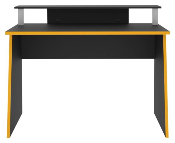 Gaming-Schreibtisch anthrazit orange B/H/T: ca. 117x93x50 cm – Bild 2