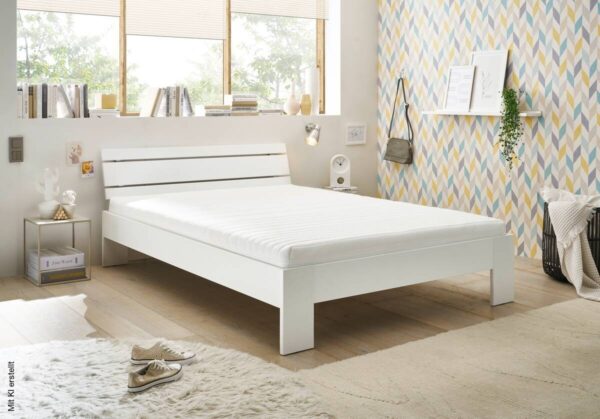 Futonbett Brest weiß Liegefläche B/L: ca. 100x200 cm – Bild 4